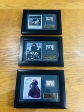 Star Wars set of 3 framed film