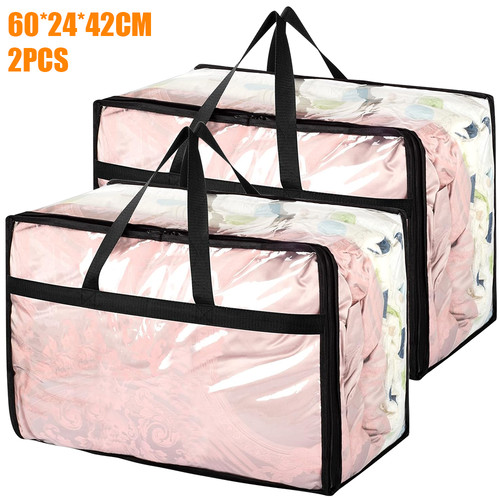 2pcs pvc clothes storage bags - storage,