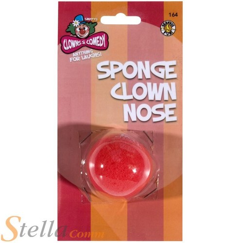 Smiffys red sponge clown - red,
