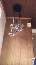 antique waterfall chandelier Brass