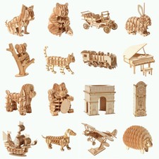 3D Wooden Puzzle DIY Toy
