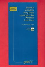 Timetable - Stagecoach Midlands - Goldline G1: Warwick to South Farm - Dec 2013