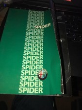 Alfa Romeo Spider S3 1988. French Sales Brochure.