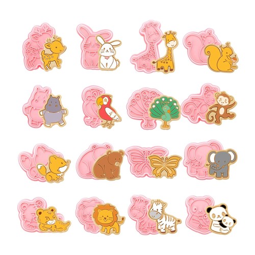 Pcs animal cookie - 1x(16,
