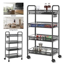 Kitchen Trolley Storage Rack 4