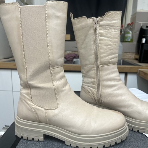 Leather giellen cream - leather,