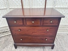 Stag Minstrel Tilting Mirror Dressing Table 3 over 2 Chest of Drawers