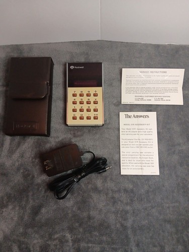 Vintage rockwell calculator - rockwell,