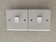 Electrical 1 gang light Switches x2
