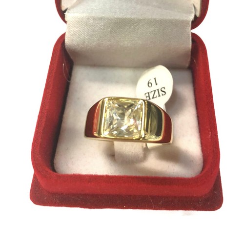 Mens stainless steel - stainless, ring