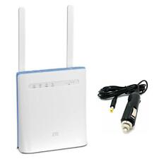 UNLOCKED ZTE MF286D 4G 600MBPS WIFI ROUTER. TEL PORT, BRIDGE MD WITH CAR ADAPTOR