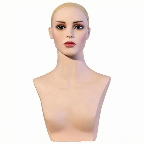 Female hairpiece head bust - female,