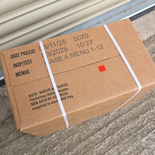 Box new indate mre - new,