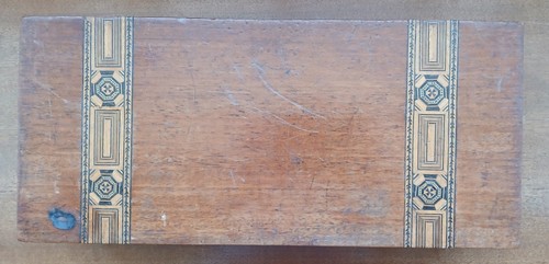 Vintage wooden writing deed - wooden,