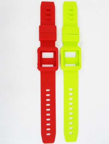 Red green silicone - green, watch