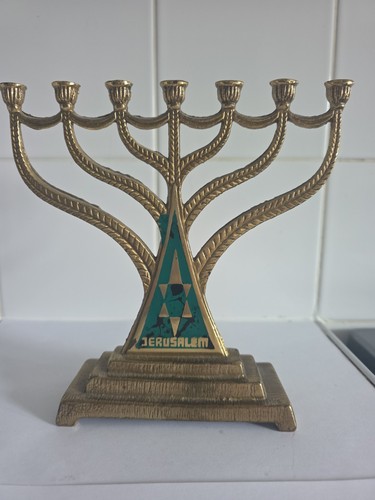Vintage seven branch brass - seven,