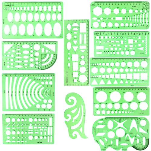 11pcs geometric drawings - geometric,