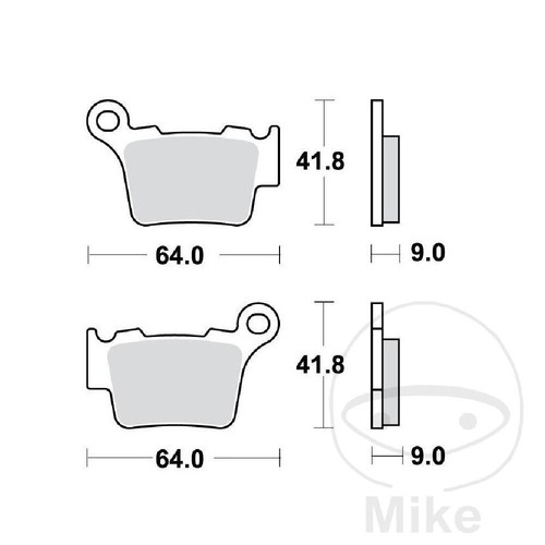 Brake pads sinter rsi - brake, trw