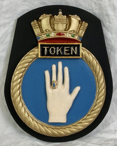 Hms token badge tampion - token,
