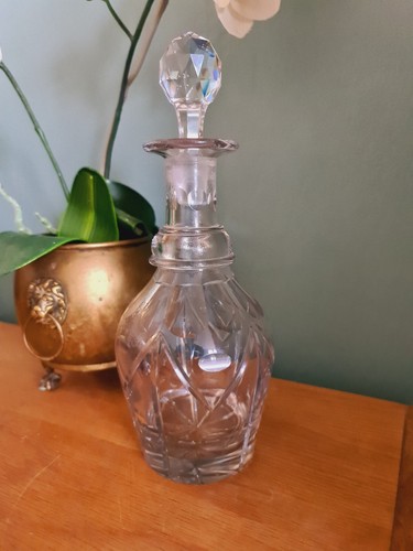Antique cut glass - cut,