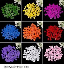 100 WOODEN SCRABBLE TILES BLACK LETTERS NUMBERS FOR CRAFTS WOOD ALPHABETS POLISH