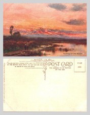 Vintage Postcard - Sunrise on