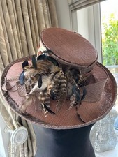 Victoria Ann ladies new wedding hat, weddings, ladies day, ascot,formal 22"