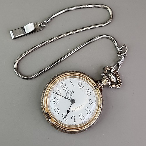 Westclox pocket watch horse - watch,