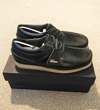 Clarks Originals Wallabee Men’s Forest Green Leather Shoes Uk Size 10 G EUR 44.5