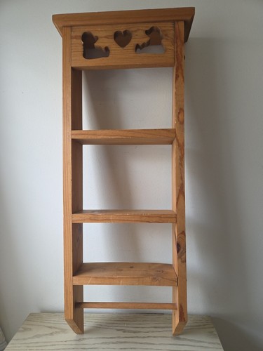 Vintage farmhouse ladder - ladder, shelf