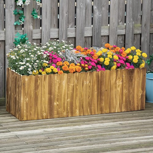 Wooden raised garden planter - raised,