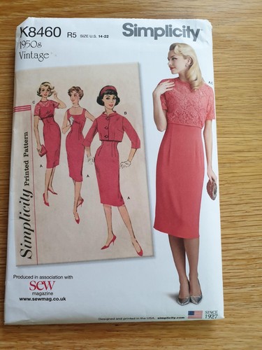 Simplicity 8460 1960s vintage