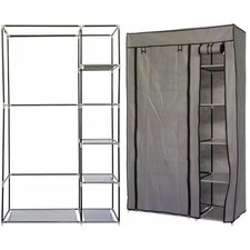 Single Grey Fabric Canvas