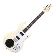 Guitar with built-in speaker