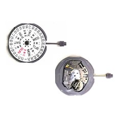 23.65mm Day / Date At 3 Quartz Watch Movement With Battery For Miyota GM02 GM00