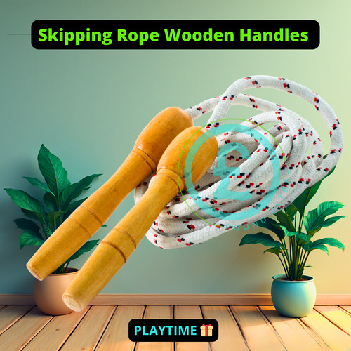 Skipping rope wooden - skipping,