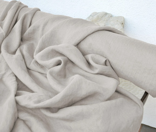 Natural linen fabric the - fabric,