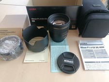Sigma EX 85mm f/1.4 HSM DG Lens