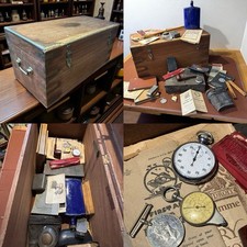 Campaign Chest Filled With Military Contents