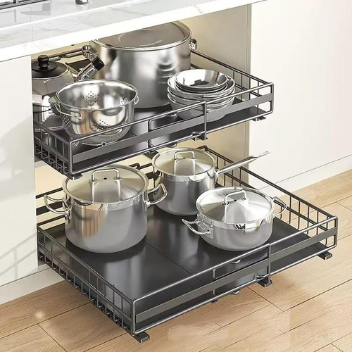 Pull out basket under sink - basket,