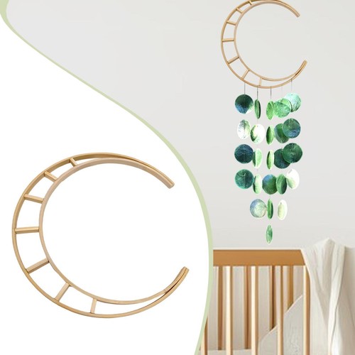 Diy moon wind chime - moon, wood