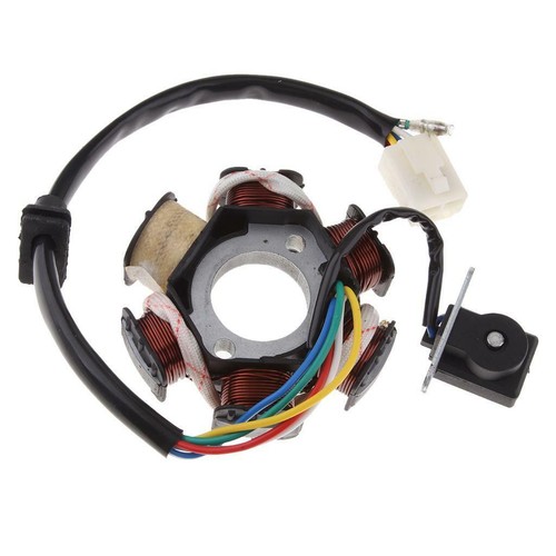 Pole magneto coil stator - coil, for