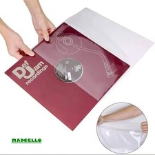 12 inch Record Sleeves Plastic Vinyl LP Single 12" Outer Album Covers 50 100 pcs