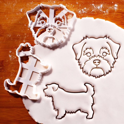 Norfolk terrier cookie cutters - terrier,