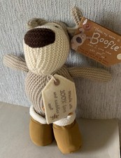BOOFLE DOG GRANDADS WOOLLY CARDY 11" TALL PERFECT RETIRED WITH TAGS
