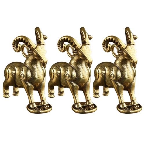 Pcs goat statue small animal - 3,