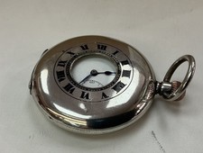 NICE ANTIQUE SOLID SILVER HALF