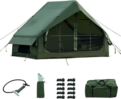 Inflatable camping tent - inflatable,