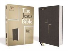 The Jesus Bible, ESV Edition, Cloth over Board, Gray (Hardback Book)