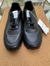 Comme Des Garcons Spalwart black leather sneakers size 37